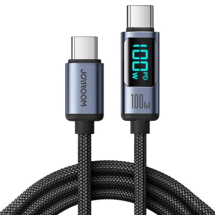 JOYROOM S-CC100A16 100W USB-C / Tipo-C a USB-C / Tipo-C Display digitale Cavo dati di ricarica rapida, Type-C to Type-C