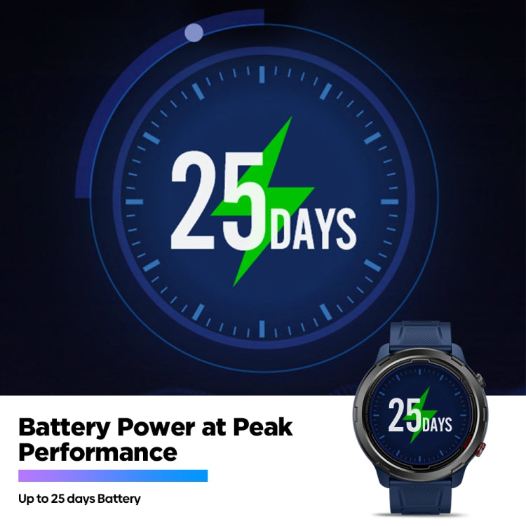 Zeblaze Stratos 2 Lite Schermo IPS da 1,32 pollici 5 ATM Impermeabile GPS Smart Watch, supporto monitoraggio della frequenza cardiaca / modalità sport, Stratos 2 Lite