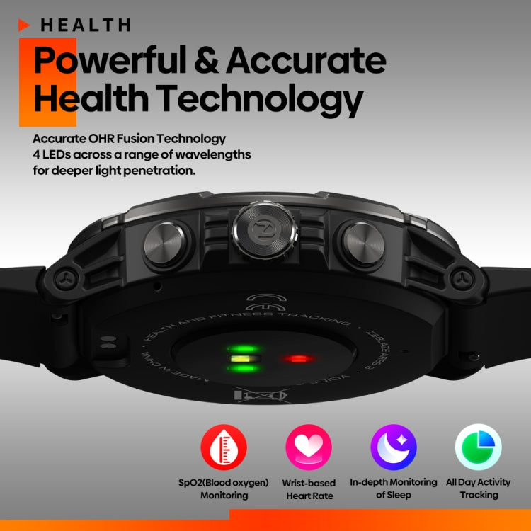 Zeblaze Ares 3 Smart Watch con schermo IPS da 1,52 pollici supporta il monitoraggio della salute / chiamate vocali