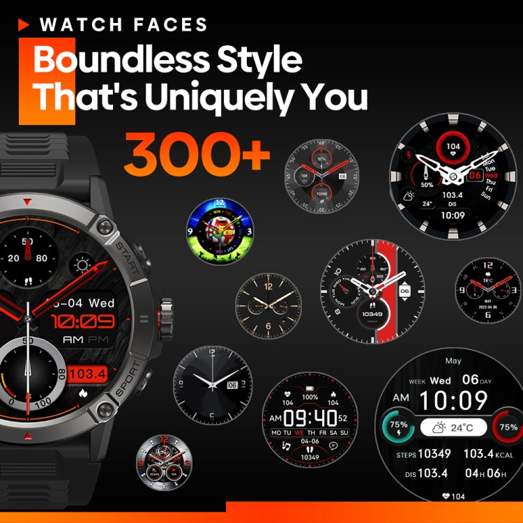 Zeblaze Ares 3 Smart Watch con schermo IPS da 1,52 pollici supporta il monitoraggio della salute / chiamate vocali