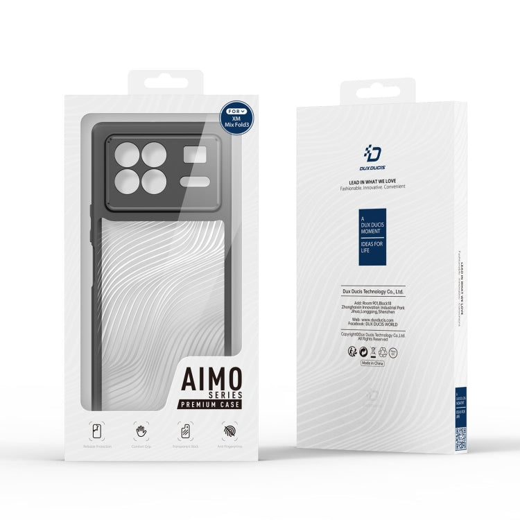 Custodia per telefono DUX DUCIS serie Aimo TPU + PC Frosted Feel