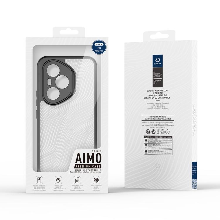 Custodia per telefono DUX DUCIS serie Aimo TPU + PC Frosted Feel, For Honor 400 Pro Global 160.8mm, For Honor 400 Lite Global, For Honor Magic7 Lite / X9c / X60 Pro, For Honor 300 Pro / 300 Ultra, For Honor 300, For Honor Magic7 Pro, For Honor Magic7