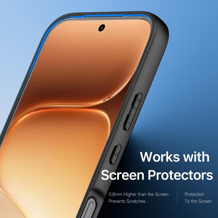 Custodia per telefono DUX DUCIS serie Aimo TPU + PC Frosted Feel, For Honor 600 Pro Global, For Honor 600 Global, For Honor 600 Lite Global / X80i, For Honor Magic8 Pro Air 5G, For Honor Magic8 Lite / X9d / X70, For Honor Magic8 Pro, For Honor Magic8  ...