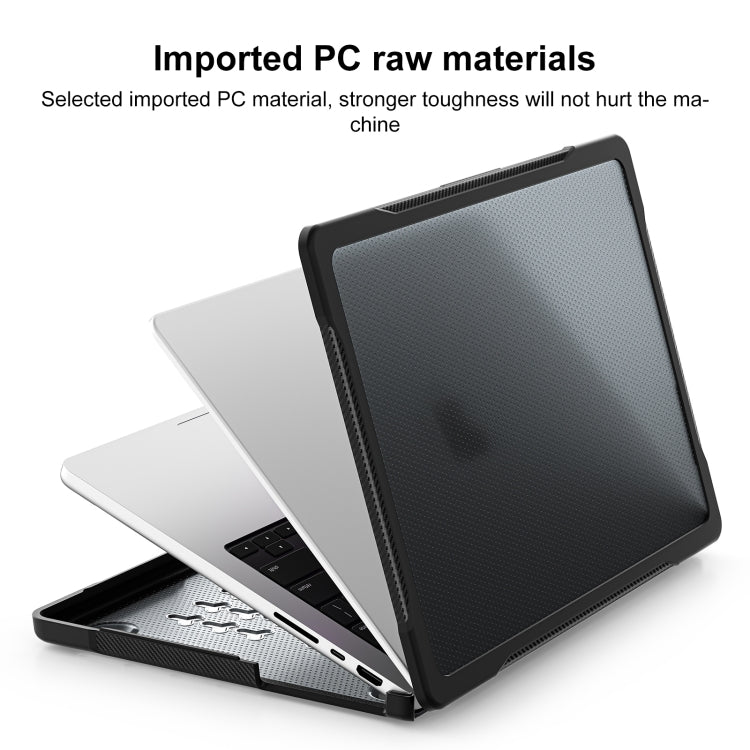 Custodia protettiva per laptop traslucida, For MacBook Pro 14.2 inch 2023 / 2021, For MacBook Pro 13.3 inch A2338