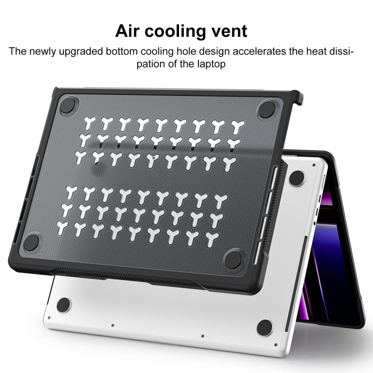 Custodia protettiva per laptop traslucida, For MacBook Pro 14.2 inch 2023 / 2021, For MacBook Pro 13.3 inch A2338