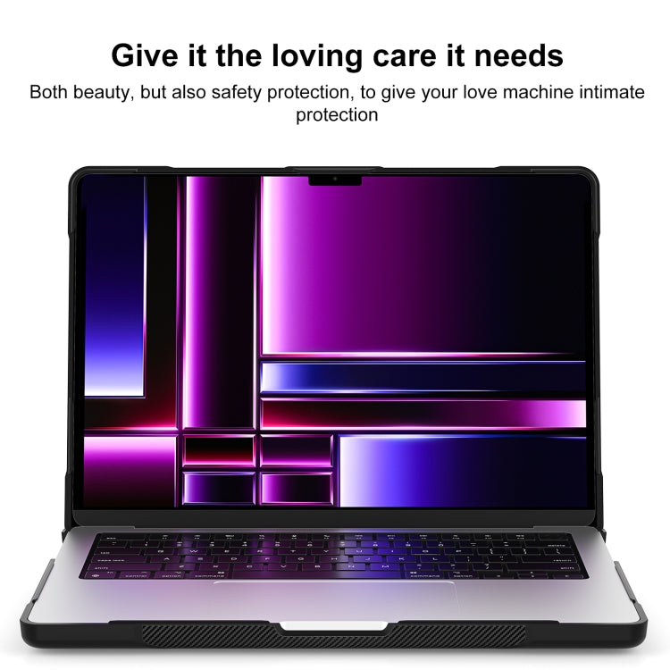 Custodia protettiva per laptop traslucida, For MacBook Pro 14.2 inch 2023 / 2021, For MacBook Pro 13.3 inch A2338