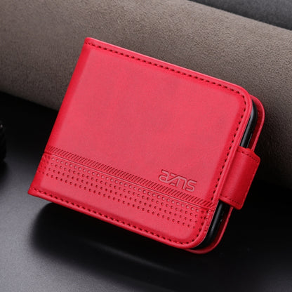 AZNS Custodia per telefono in pelle a conchiglia con struttura in vitello magnetico, For Samsung Galaxy Z Flip6 5G, For Samsung Galaxy Z Fold6 5G, For Samsung Galaxy Z Fold5 5G, For Samsung Galaxy Z Flip5 5G
