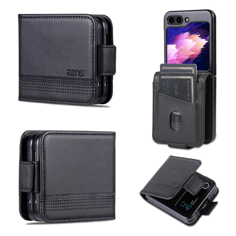 AZNS Custodia per telefono in pelle a conchiglia con struttura in vitello magnetico, For Galaxy Z Fold8 Ultra 5G, For Galaxy Z Flip8 5G, For Samsung Galaxy Z Flip7 FE / Flip6, For Samsung Galaxy Z Fold7 5G