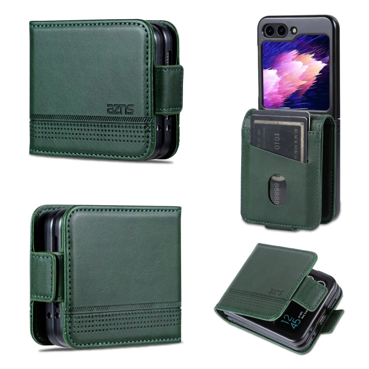 AZNS Custodia per telefono in pelle a conchiglia con struttura in vitello magnetico, For Galaxy Z Fold8 Ultra 5G, For Galaxy Z Flip8 5G, For Samsung Galaxy Z Flip7 FE / Flip6, For Samsung Galaxy Z Fold7 5G
