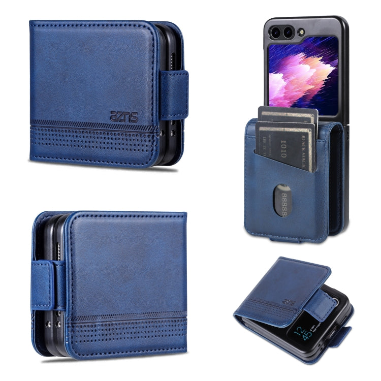 AZNS Custodia per telefono in pelle a conchiglia con struttura in vitello magnetico, For Galaxy Z Fold8 Ultra 5G, For Galaxy Z Flip8 5G, For Samsung Galaxy Z Flip7 FE / Flip6, For Samsung Galaxy Z Fold7 5G