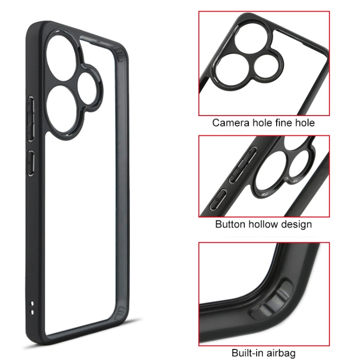 TPU smerigliato + custodia per telefono PC trasparente, For Xiaomi Redmi Turbo 3, For Xiaomi Redmi Note 13 Pro 4G, For Xiaomi Redmi Note 13 4G, For Xiaomi 14 Ultra, For Xiaomi 14, For Xiaomi Redmi Note 13 5G, For Xiaomi Redmi Note 13 Pro+