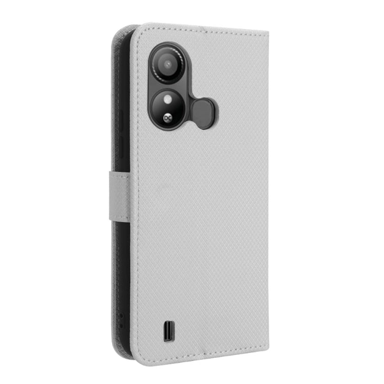 Custodia per telefono in pelle con trama a diamante, For ZTE Blade L220, For ZTE Axon 40 Lite
