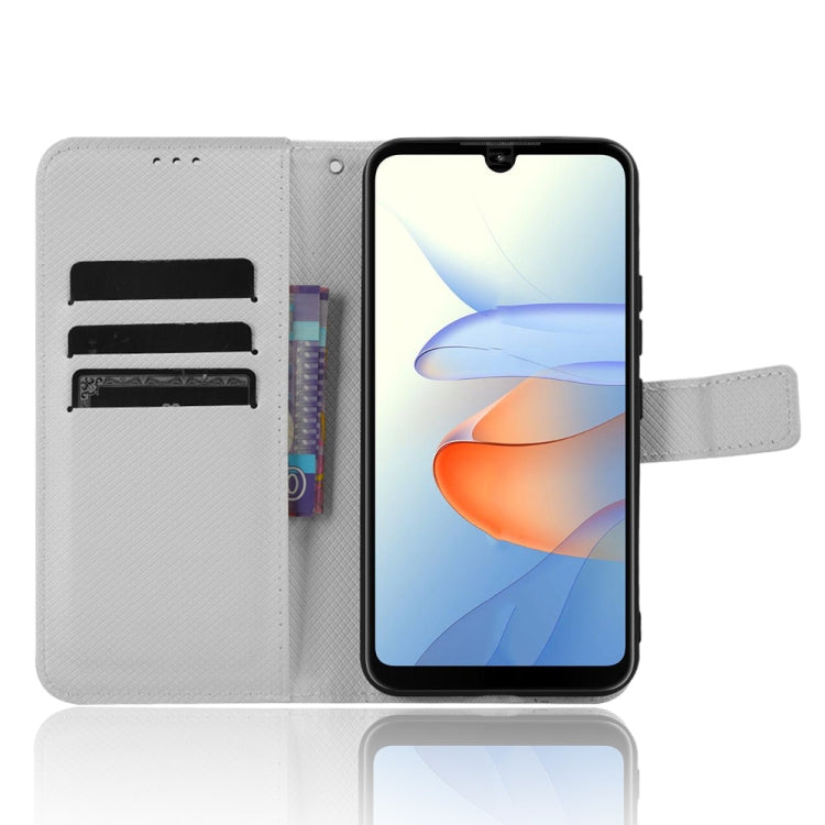 Custodia per telefono in pelle con trama a diamante, For ZTE Blade L220, For ZTE Axon 40 Lite