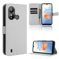 Custodia per telefono in pelle con trama a diamante, For ZTE Blade L220, For ZTE Axon 40 Lite