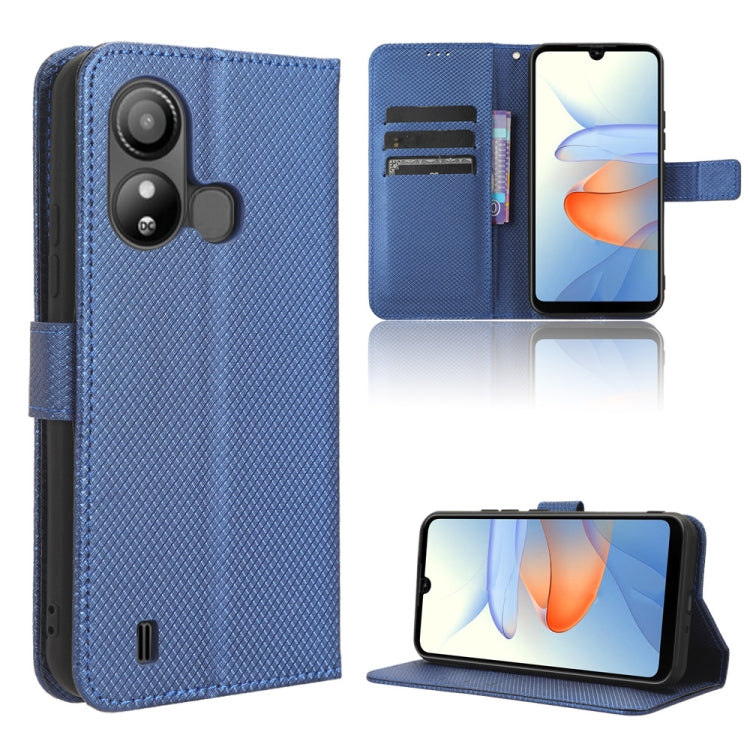 Custodia per telefono in pelle con trama a diamante, For ZTE Blade A53 Pro, For ZTE nubia Z50S Pro, For ZTE Blade L220, For ZTE Axon 40 Lite