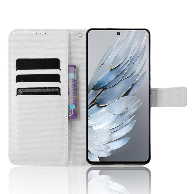 Custodia per telefono in pelle con trama a diamante, For ZTE nubia Z50S Pro, For ZTE Blade L220, For ZTE Axon 40 Lite