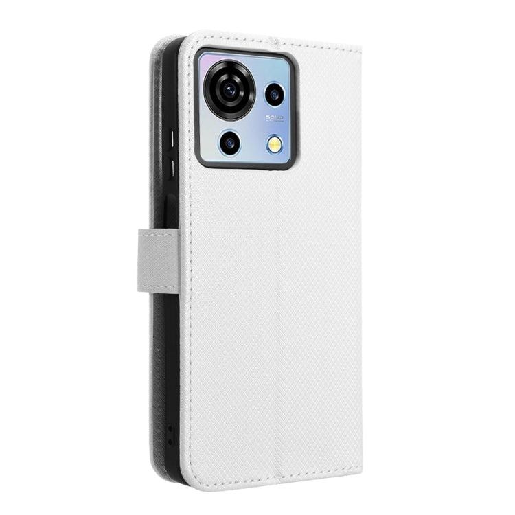 Custodia per telefono in pelle con trama a diamante, For ZTE Blade V50 Vita 4G, For ZTE Blade A33s, For ZTE Blade A53 Pro, For ZTE nubia Z50S Pro