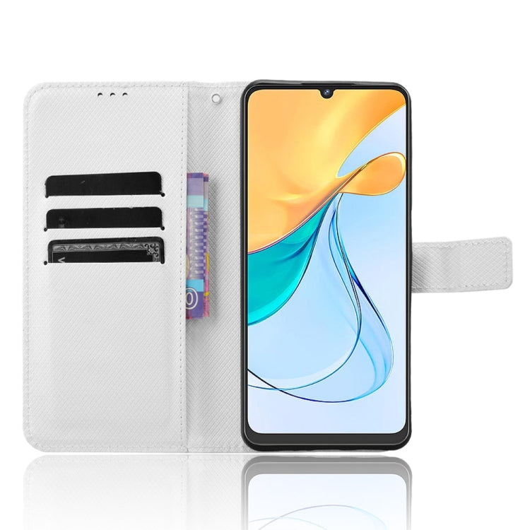 Custodia per telefono in pelle con trama a diamante, For ZTE Blade V50 Vita 4G, For ZTE Blade A33s, For ZTE Blade A53 Pro, For ZTE nubia Z50S Pro