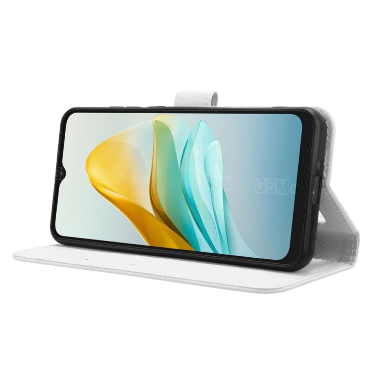 Custodia per telefono in pelle con trama a diamante, For ZTE Blade A53 Pro, For ZTE nubia Z50S Pro, For ZTE Blade L220, For ZTE Axon 40 Lite