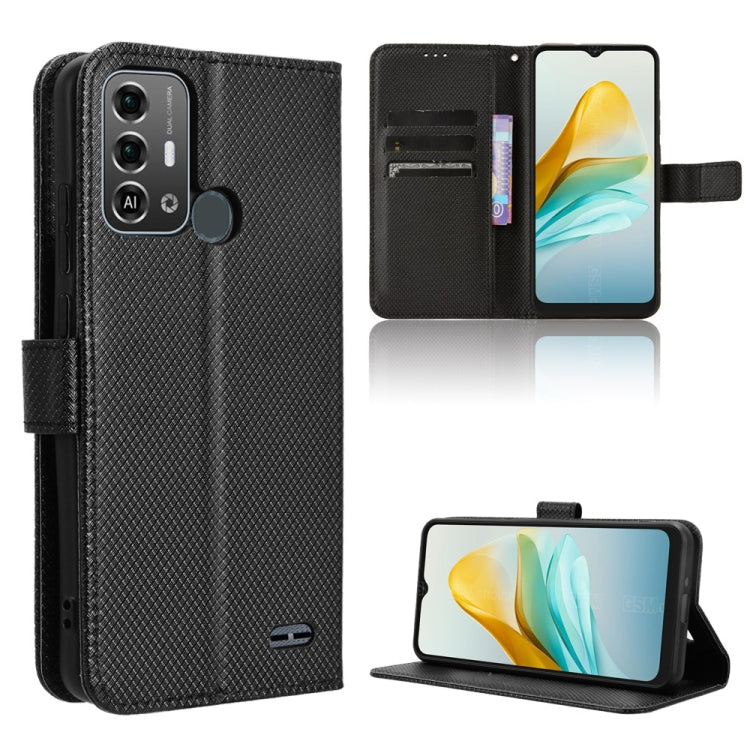 Custodia per telefono in pelle con trama a diamante, For ZTE Blade V50 Vita 4G, For ZTE Blade A33s, For ZTE Blade A53 Pro, For ZTE nubia Z50S Pro