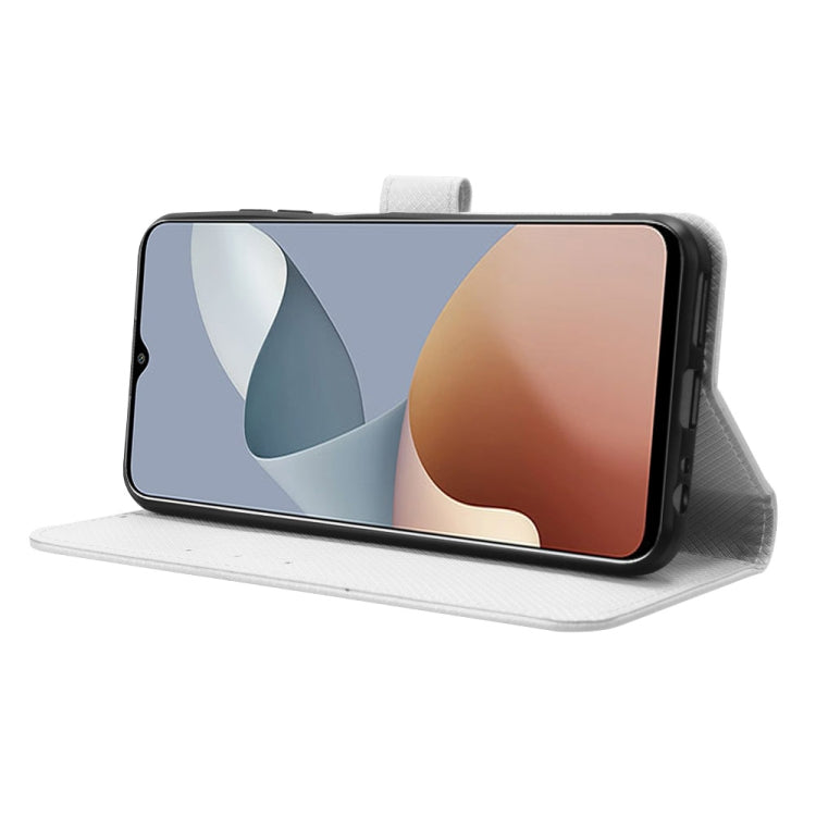Custodia per telefono in pelle con trama a diamante, For ZTE Blade A73 4G, For ZTE nubia Red Magic 9 Pro, For ZTE Blade A73 5G, For ZTE Blade V50 Vita 4G