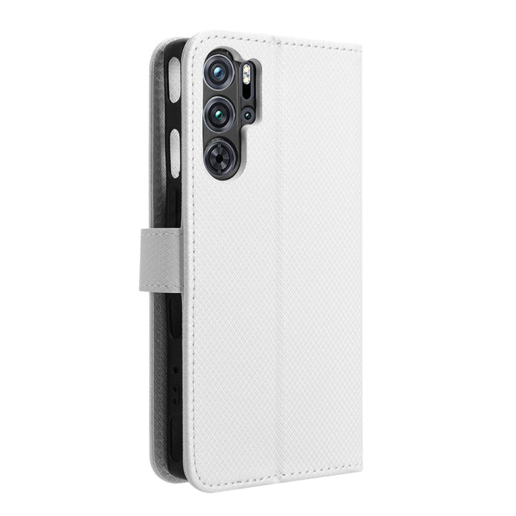 Custodia per telefono in pelle con trama a diamante, For ZTE nubia Red Magic 9 Pro, For ZTE Blade A73 5G, For ZTE Blade V50 Vita 4G, For ZTE Blade A33s