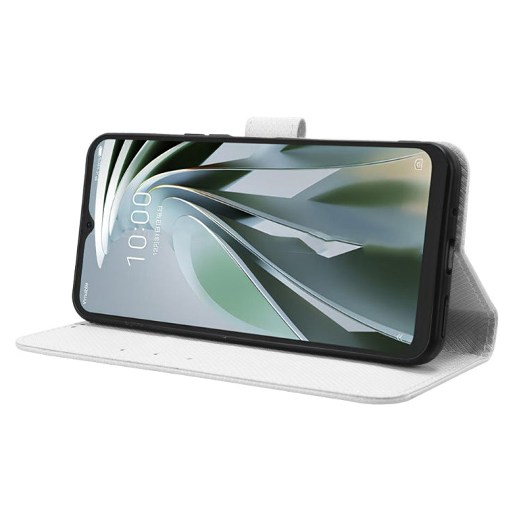 Custodia per telefono in pelle con trama a diamante, For ZTE Libero 5G IV, For ZTE nubia Z60 Ultra, For ZTE Blade A54, For ZTE Blade A73 4G