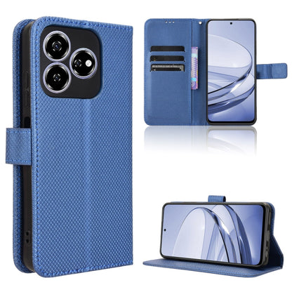 Custodia per telefono in pelle con trama a diamante, For ZTE nubia Z60S Pro, For ZTE Blade A35, For ZTE Axon 60 Lite / Blade V60 Vita, For ZTE Blade V60 / Axon 60 4G
