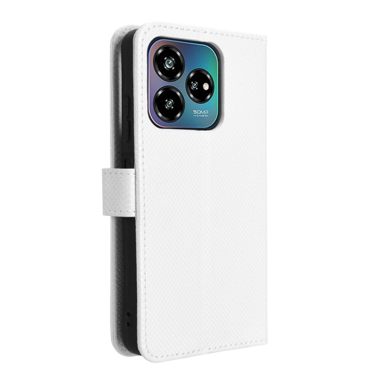 Custodia per telefono in pelle con trama a diamante, For ZTE Axon 60 Lite / Blade V60 Vita, For ZTE Blade V60 / Axon 60 4G, For ZTE Anshin Family, For ZTE nubia Focus Pro 5G