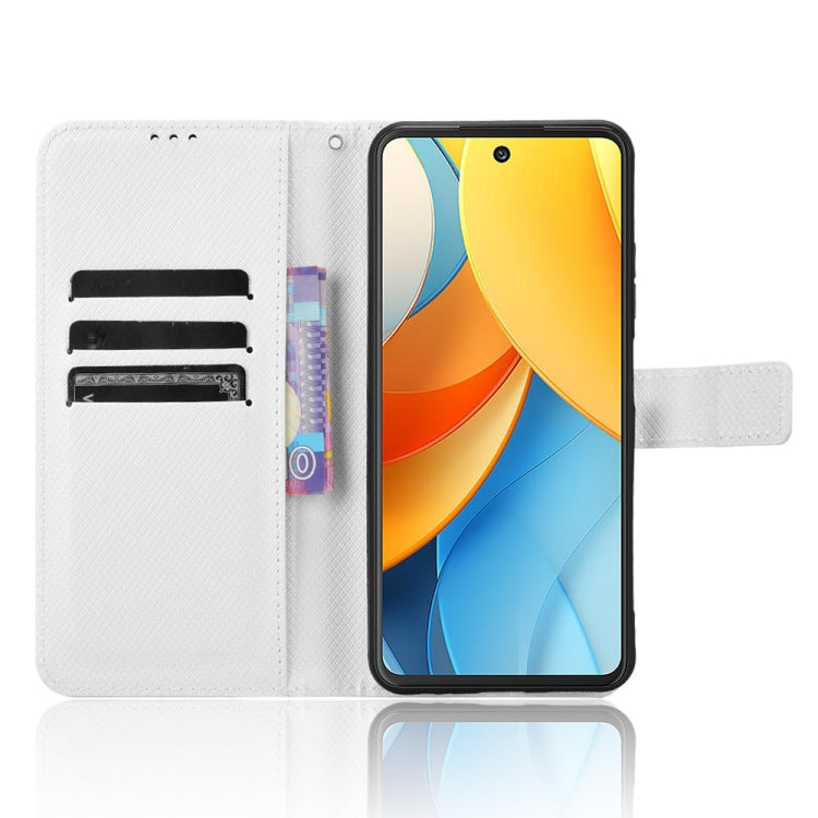 Custodia per telefono in pelle con trama a diamante, For ZTE Axon 60 Lite / Blade V60 Vita, For ZTE Blade V60 / Axon 60 4G, For ZTE Anshin Family, For ZTE nubia Focus Pro 5G