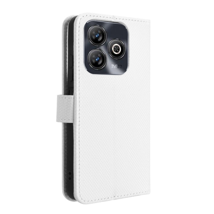 Custodia per telefono in pelle con trama a diamante, For ZTE Blade A75 4G, For ZTE nubia Z60S Pro, For ZTE Blade A35, For ZTE Axon 60 Lite / Blade V60 Vita