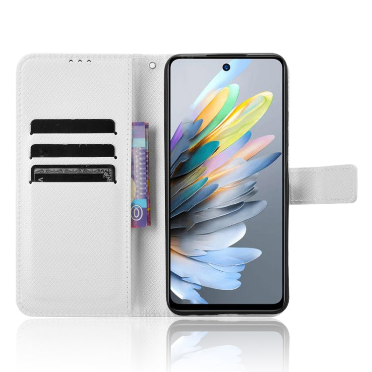 Custodia per telefono in pelle con trama a diamante, For ZTE Blade A75 4G, For ZTE nubia Z60S Pro, For ZTE Blade A35, For ZTE Axon 60 Lite / Blade V60 Vita