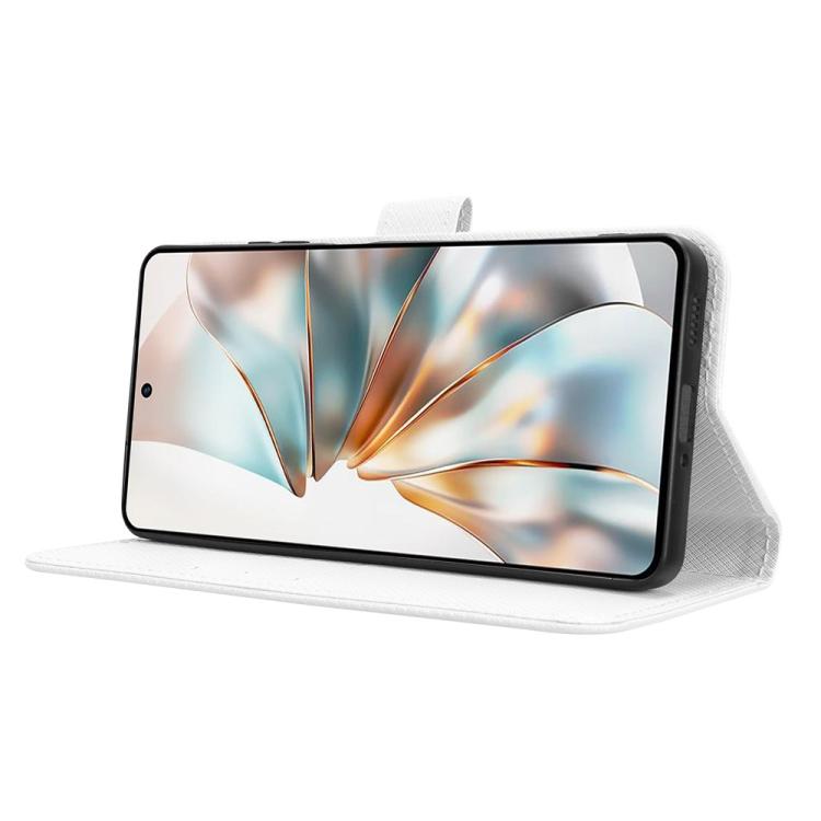 Custodia per telefono in pelle con trama a diamante, For ZTE nubia Z60S Pro, For ZTE Blade A35, For ZTE Axon 60 Lite / Blade V60 Vita, For ZTE Blade V60 / Axon 60 4G