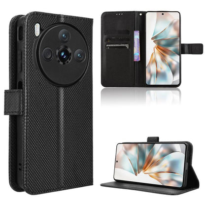 Custodia per telefono in pelle con trama a diamante, For ZTE nubia Z60S Pro, For ZTE Blade A35, For ZTE Axon 60 Lite / Blade V60 Vita, For ZTE Blade V60 / Axon 60 4G