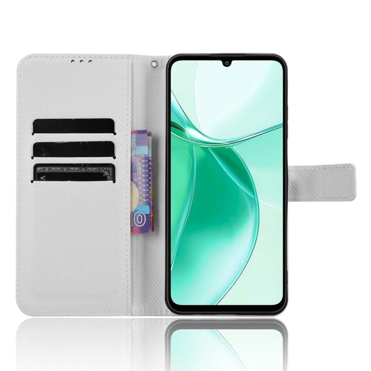 Custodia per telefono in pelle con trama a diamante, For ZTE Blade A35, For ZTE Axon 60 Lite / Blade V60 Vita, For ZTE Blade V60 / Axon 60 4G, For ZTE Anshin Family