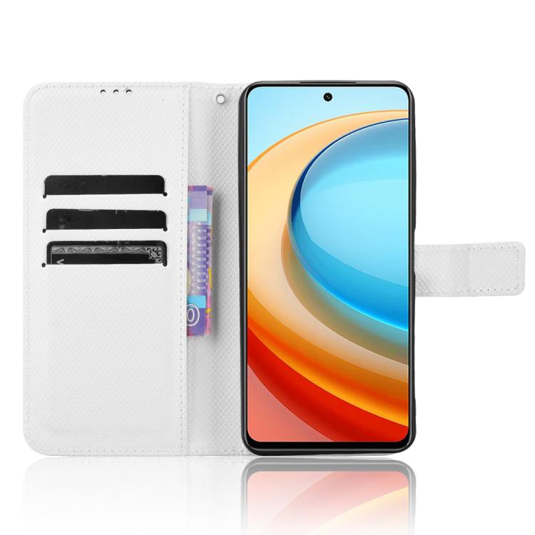 Custodia per telefono in pelle con trama a diamante, For ZTE Blade A75 5G, For ZTE Blade A75 4G, For ZTE nubia Z60S Pro, For ZTE Blade A35