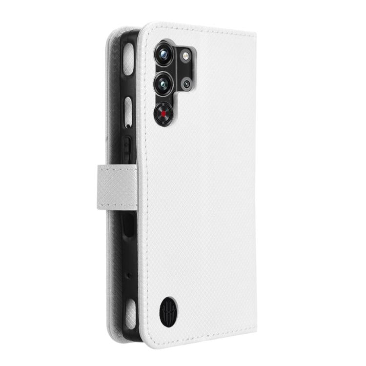 Custodia per telefono in pelle con trama a diamante, For ZTE nubia Red Magic 10 Pro / 10 Pro+, For ZTE Blade V60 Design, For ZTE Blade A75 5G, For ZTE Blade A75 4G