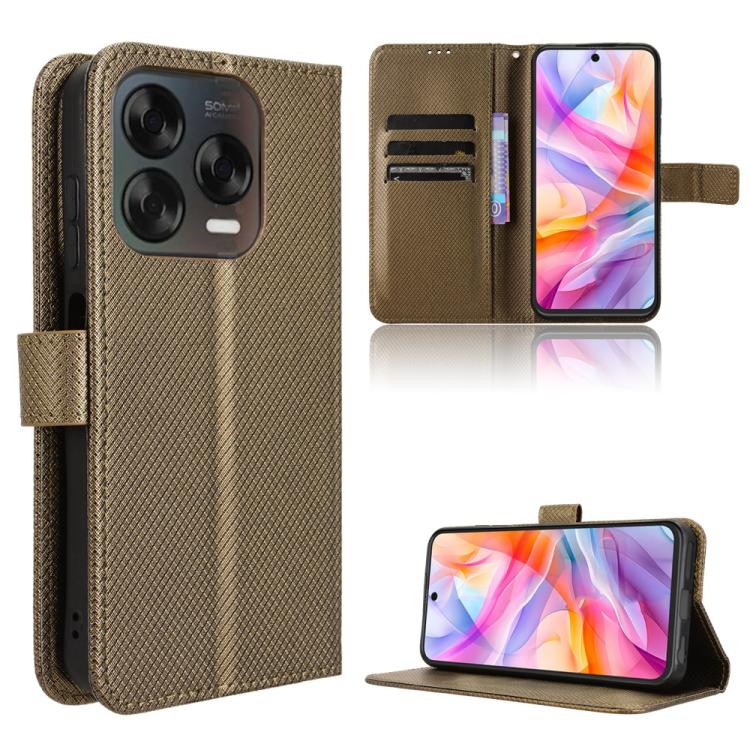 Custodia per telefono in pelle con trama a diamante, For ZTE nubia S 5G A403ZT, For ZTE Blade V70 Max, For ZTE Blade V70 Design 4G, For ZTE nubia Z70 Ultra