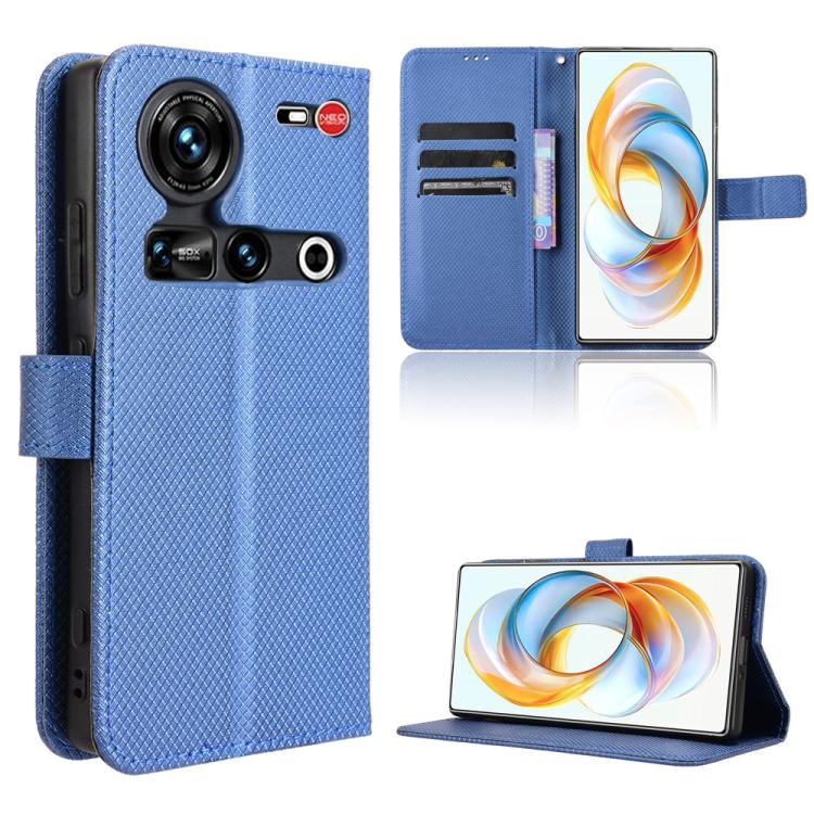 Custodia per telefono in pelle con trama a diamante, For ZTE nubia S 5G A403ZT, For ZTE Blade V70 Max, For ZTE Blade V70 Design 4G, For ZTE nubia Z70 Ultra