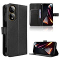 Custodia per telefono in pelle con trama a diamante, For ZTE nubia Neo 2, For ZTE Blade A34, For ZTE Libero 5G IV, For ZTE nubia Z60 Ultra