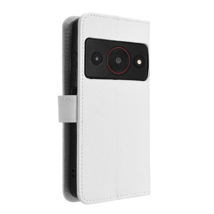 Custodia per telefono in pelle con trama a diamante, For ZTE A75 Pro / Telstra T-Elite 5G, For ZTE nubia S2 504ZT, For ZTE nubia S2e / S2R / S2 Lite, For ZTE nubia V80 Design