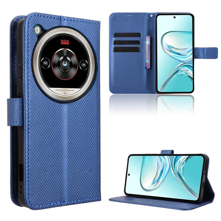 Custodia per telefono in pelle con trama a diamante, For ZTE nubia Neo 3 GT 5G, For ZTE nubia Focus 2 Ultra 5G, For ZTE nubia Focus 2 5G, For ZTE nubia Music 2