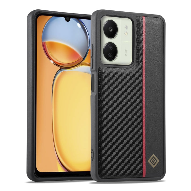 Custodia per telefono antiurto in fibra di carbonio LC.IMEEKE 3 in 1, For Xiaomi Redmi Note 13 4G, For Xiaomi Redmi 13C / Poco C65, For Xiaomi Redmi Note 12 Pro 5G, For Xiaomi Redmi Note 12 5G, For Xiaomi Mi Mix Fold 2, For Xiaomi Mi Mix Fold
