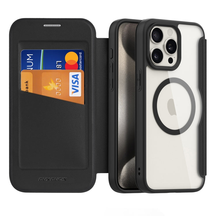Custodia in pelle per telefono DUX DUCIS Skin X Pro Series Magsafe PC + TPU, For iPhone 15 Pro Max, For iPhone 15 Pro
