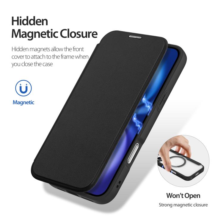Custodia in pelle per telefono DUX DUCIS Skin X Pro Series Magsafe PC + TPU, For iPhone 17, For iPhone Air