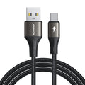JOYRO0M SA25-AC3 3A Cavo dati di ricarica rapida da USB a USB-C/Type-C, 1.2m, 2m