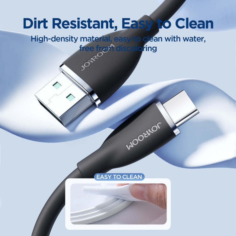 JOYROOM SA29-AC3 3A USB a USB-C/Type-C Cavo dati di ricarica rapida in silicone liquido, lunghezza: 1,2 m, USB to Type-C (1.2m)