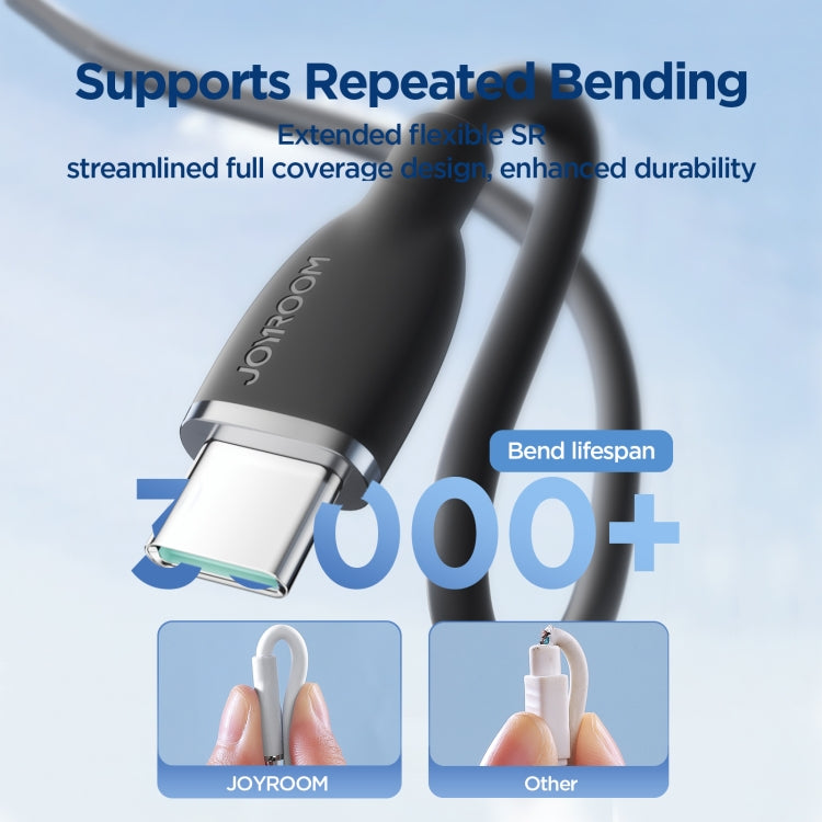 JOYROOM SA29-AC3 3A USB a USB-C/Type-C Cavo dati di ricarica rapida in silicone liquido, lunghezza: 1,2 m, USB to Type-C (1.2m)