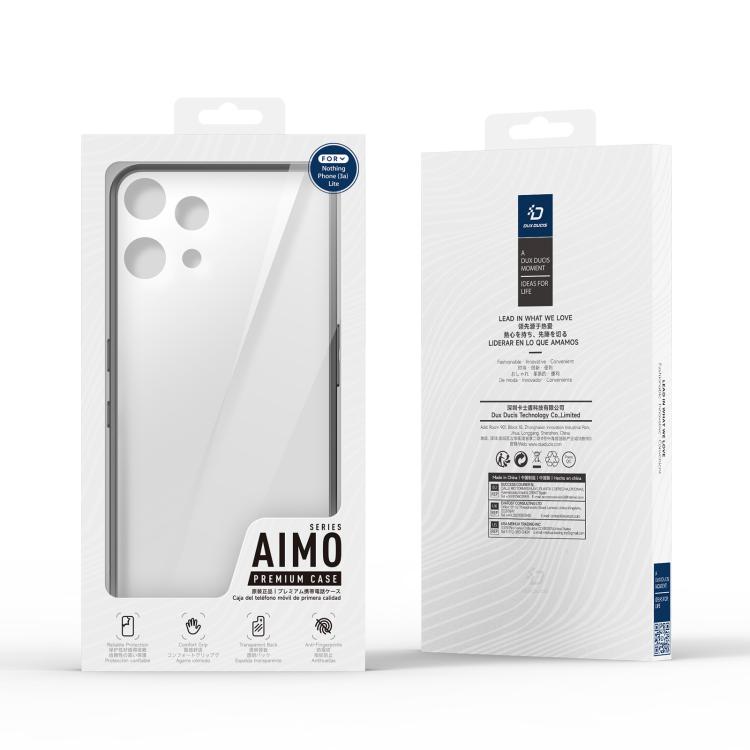 Custodia per telefono DUX DUCIS serie Aimo TPU + PC Frosted Feel, For Nothing Phone 3a Lite, For Nothing Phone 3, For Nothing CMF Phone 2 Pro, For Nothing Phone 3a, For Nothing Phone 3a Pro