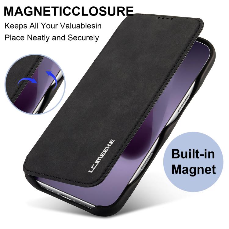 LC.IMEEKE Custodia per cellulare in pelle con vibrazione Hon Ancient Series